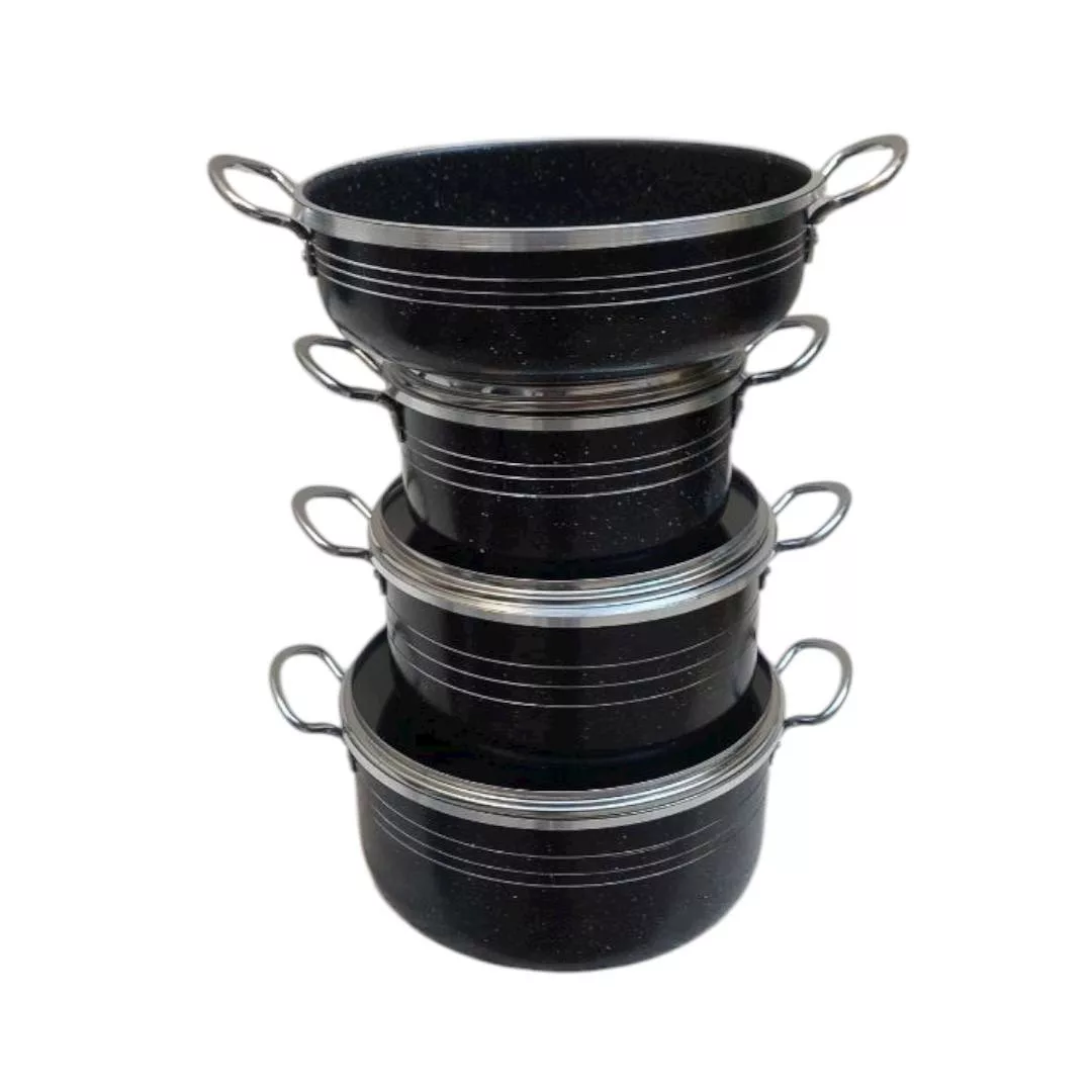 سرویس قابلمه و تابه تفلون ۷ پارچه مدل eco