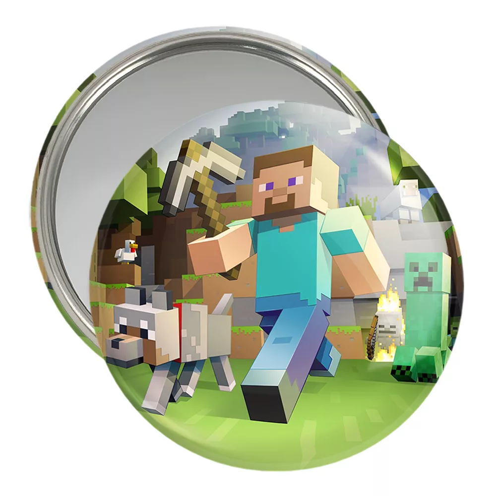 آینه جیبی خندالو مدل بازی ماینکرافت Minecraft  کد 23258