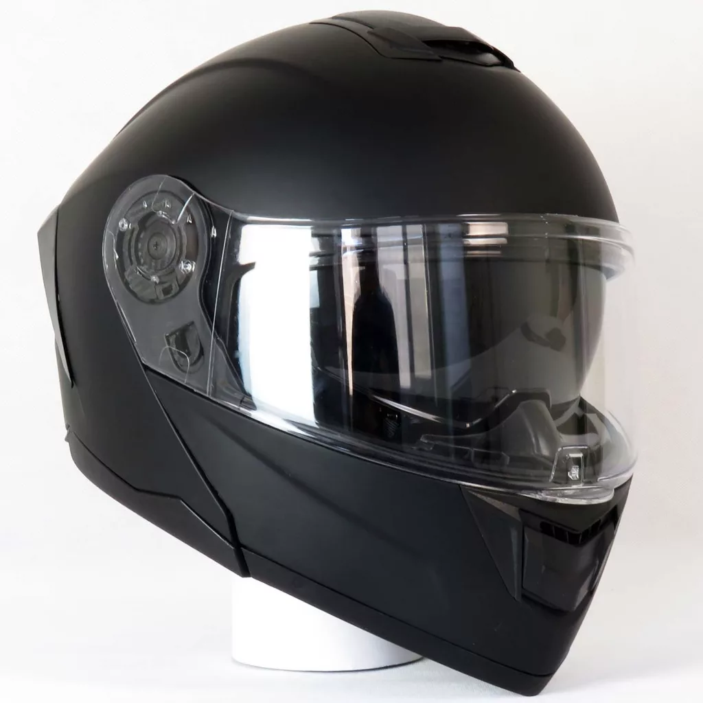 کلاه کاسکت فک متحرک رادین مدل Shadow Black کد 1941