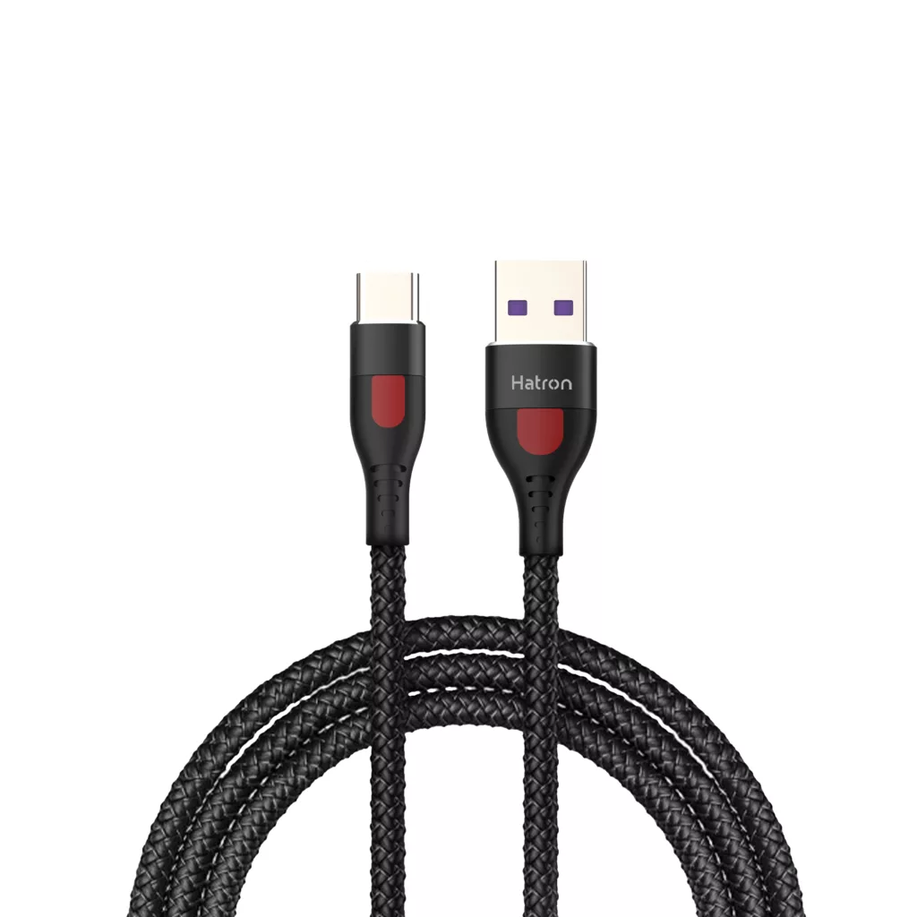 کابل USB به USB-C هترون مدل HC303HB طول 1 متر