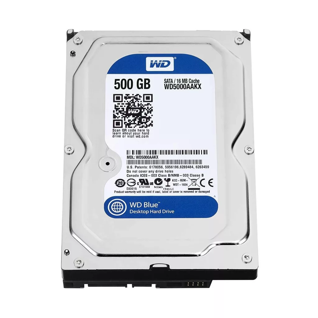 هارددیسک اینترنال وسترن دیجیتال مدل Blue WD5000AZLX ظرفیت 500 گیگابایت