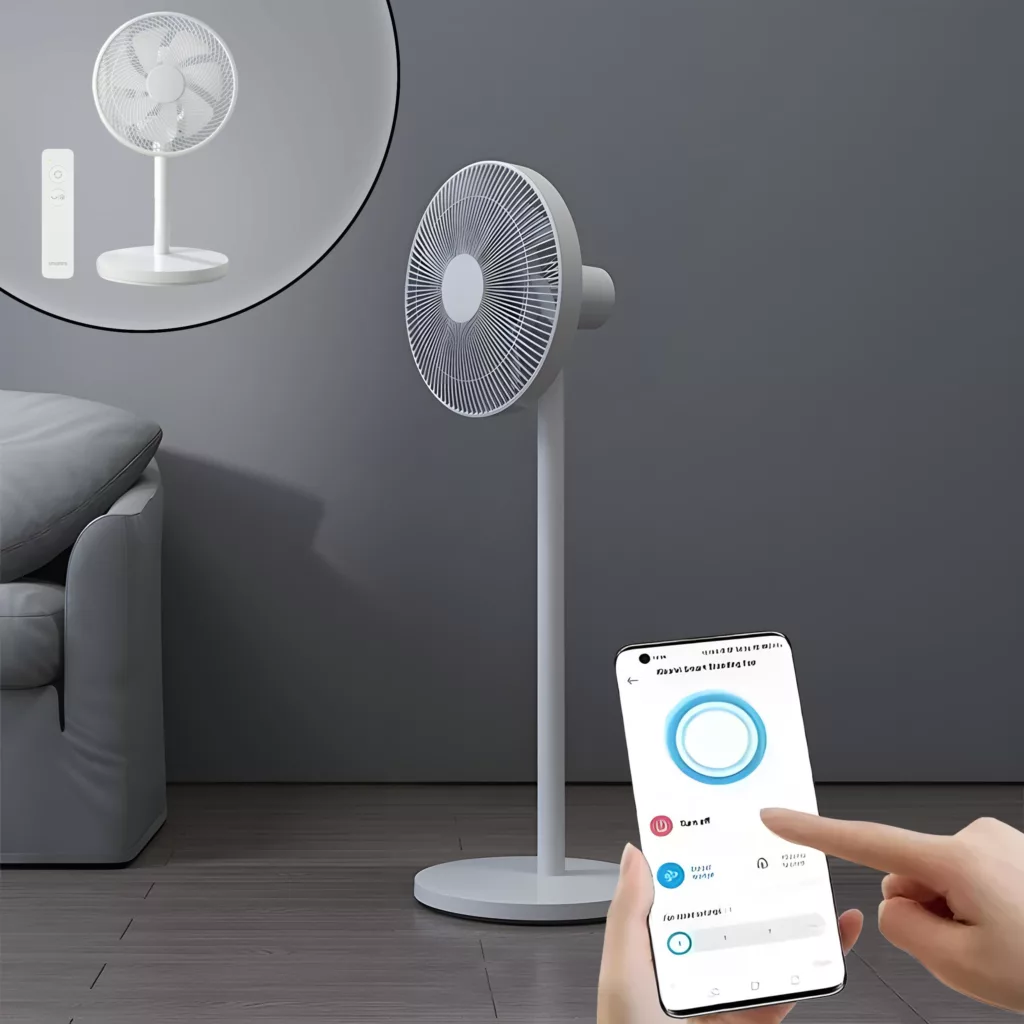 پنکه شارژی شیائومی مدل Xiaomi Smart Standing Fan 2 Pro ظرفیت 2800 میلی آمپر ساعت