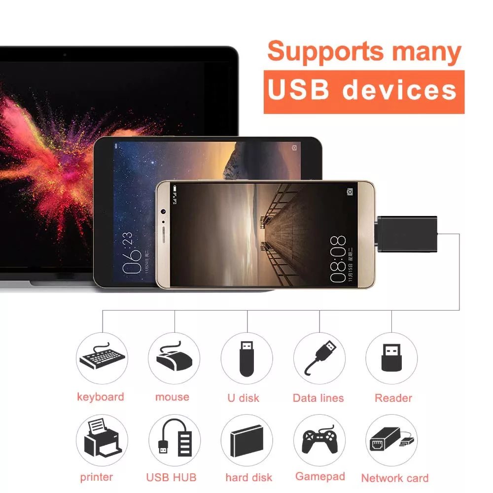 مبدل USB-C به USB OTG ریمکس مدل مونترال مجموعه 3 عددی