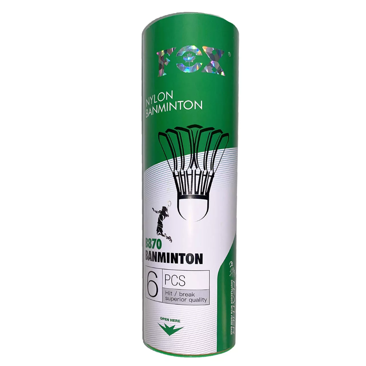 توپ بدمینتون فاکس مدل 307 بسته 6 عددی