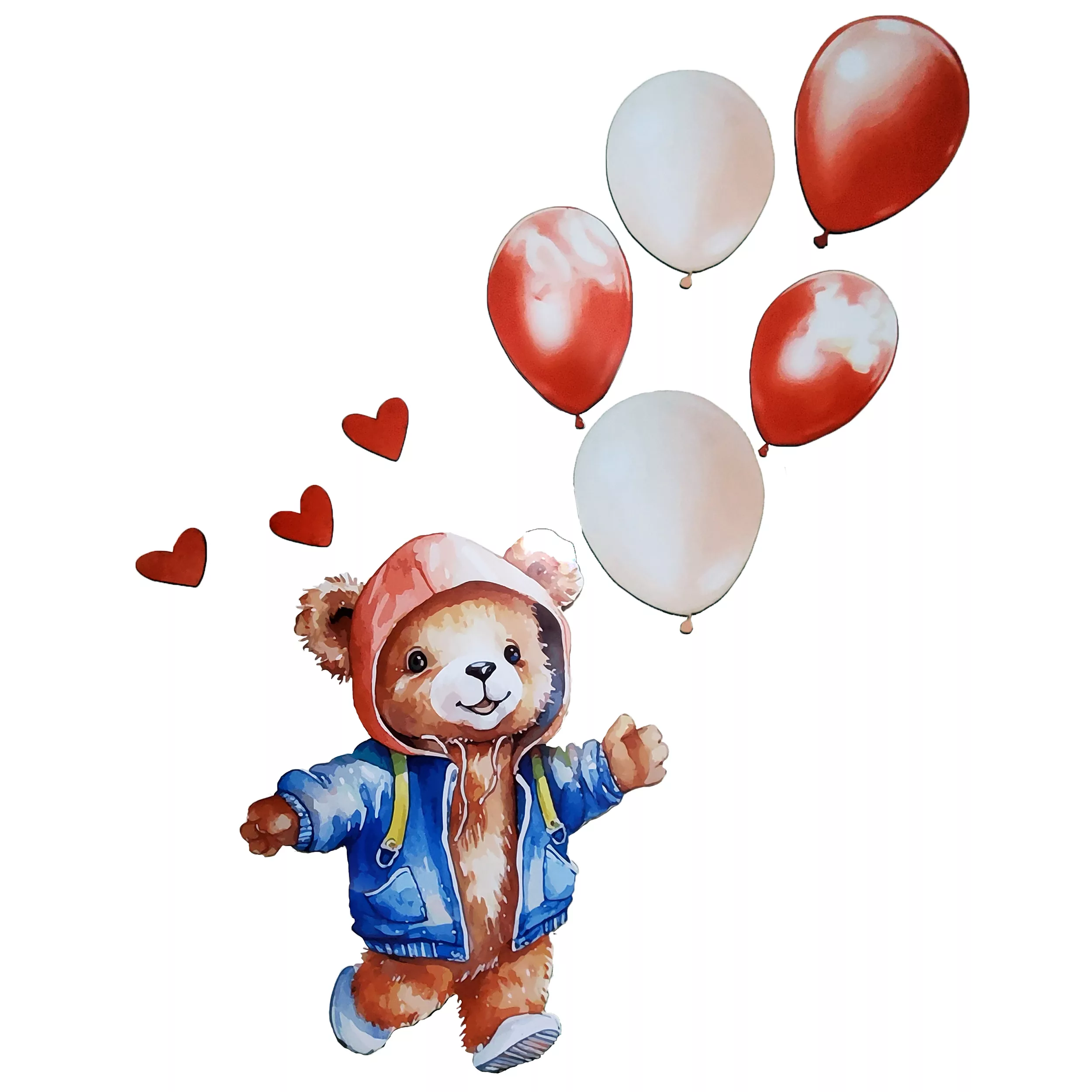 چراغ خواب اتاق کودک مدل دیواری طرح تدی