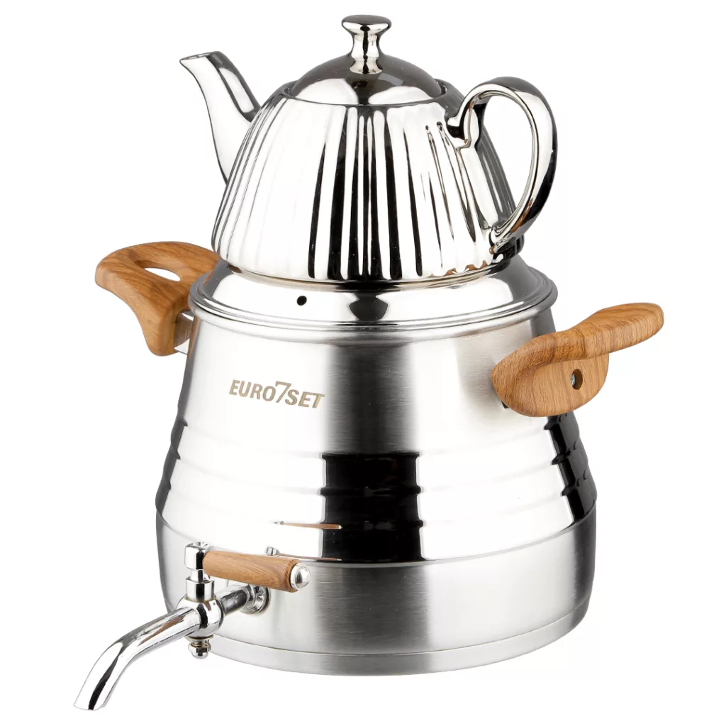 ست کتری و قوری یوروست کد 2039 گنجایش کتری 5 لیتر گنجایش قوری 1 لیتر