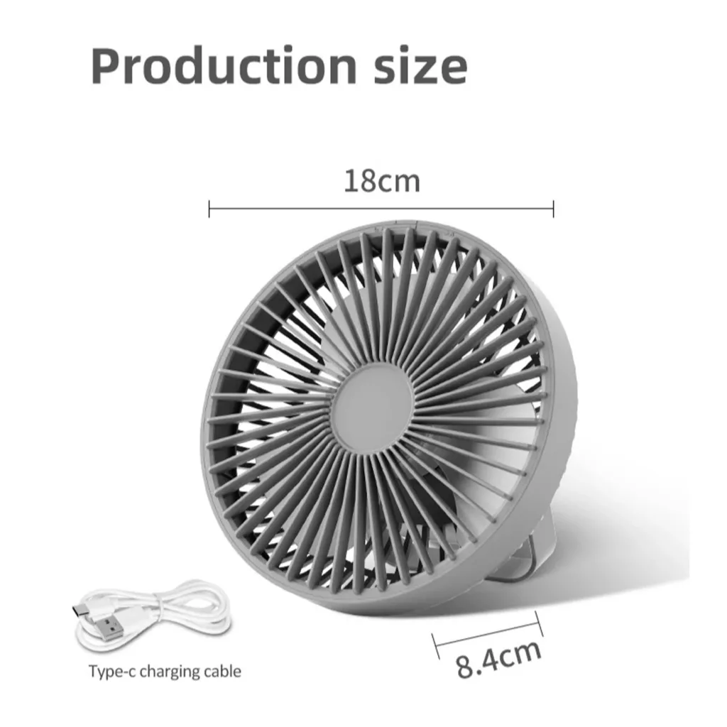 پنکه شارژی ویداسی مدل WD-278 ظرفیت 2400 میلی آمپر ساعت