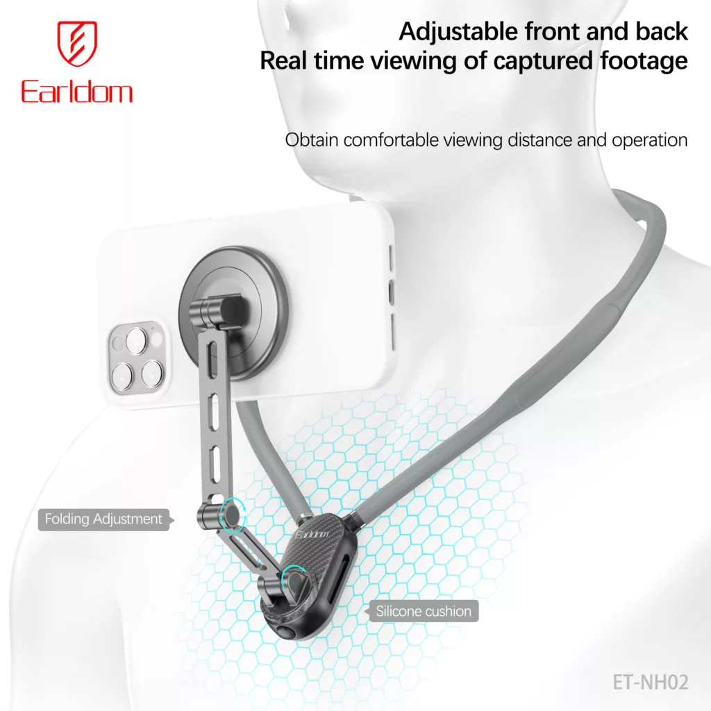 نگهدارنده گوشی موبایل گردنی ارلدام مدل NH02