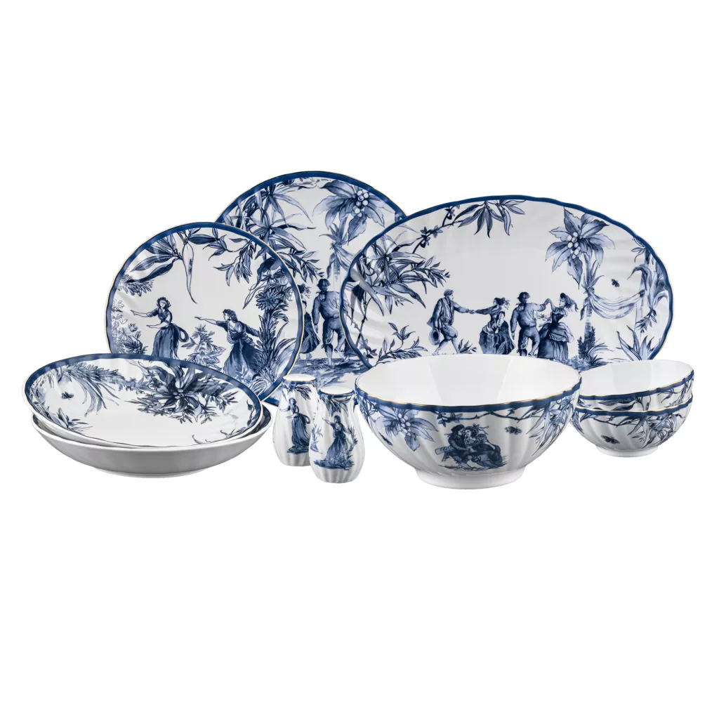 سرویس غذاخوری 28 پارچه 6 نفره گلد کیش مدل لاریسا کد GK646385