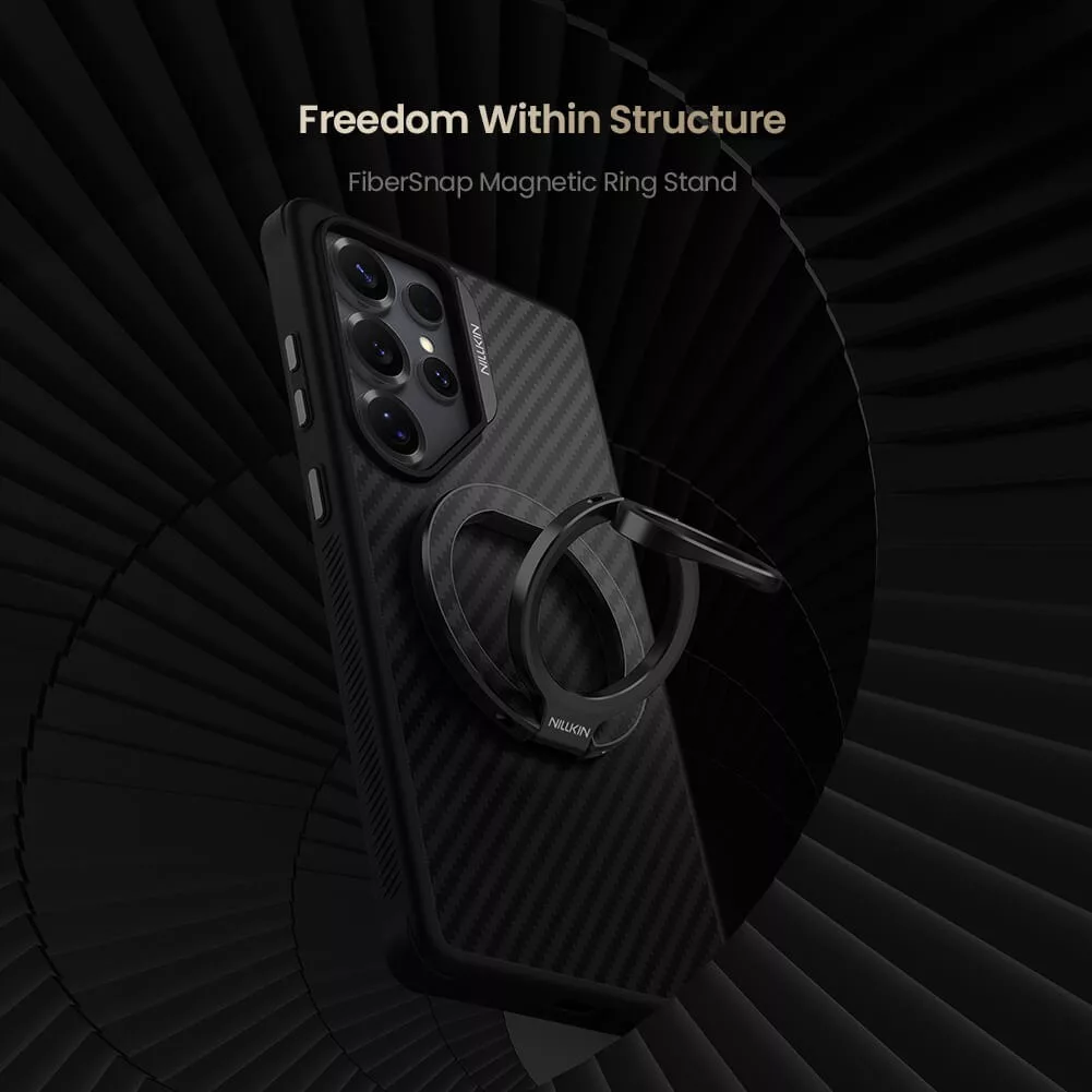 پایه نگهدارنده گوشی موبایل و تبلت نیلکین مدل FiberSnap Magnetic Ring Stand