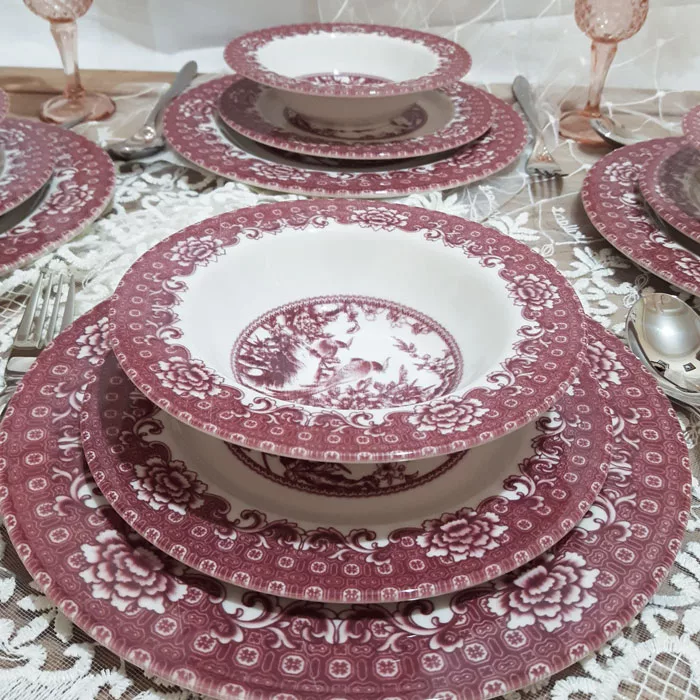 سرویس غذاخوری 12 پارچه انگلیش هوم کد 452