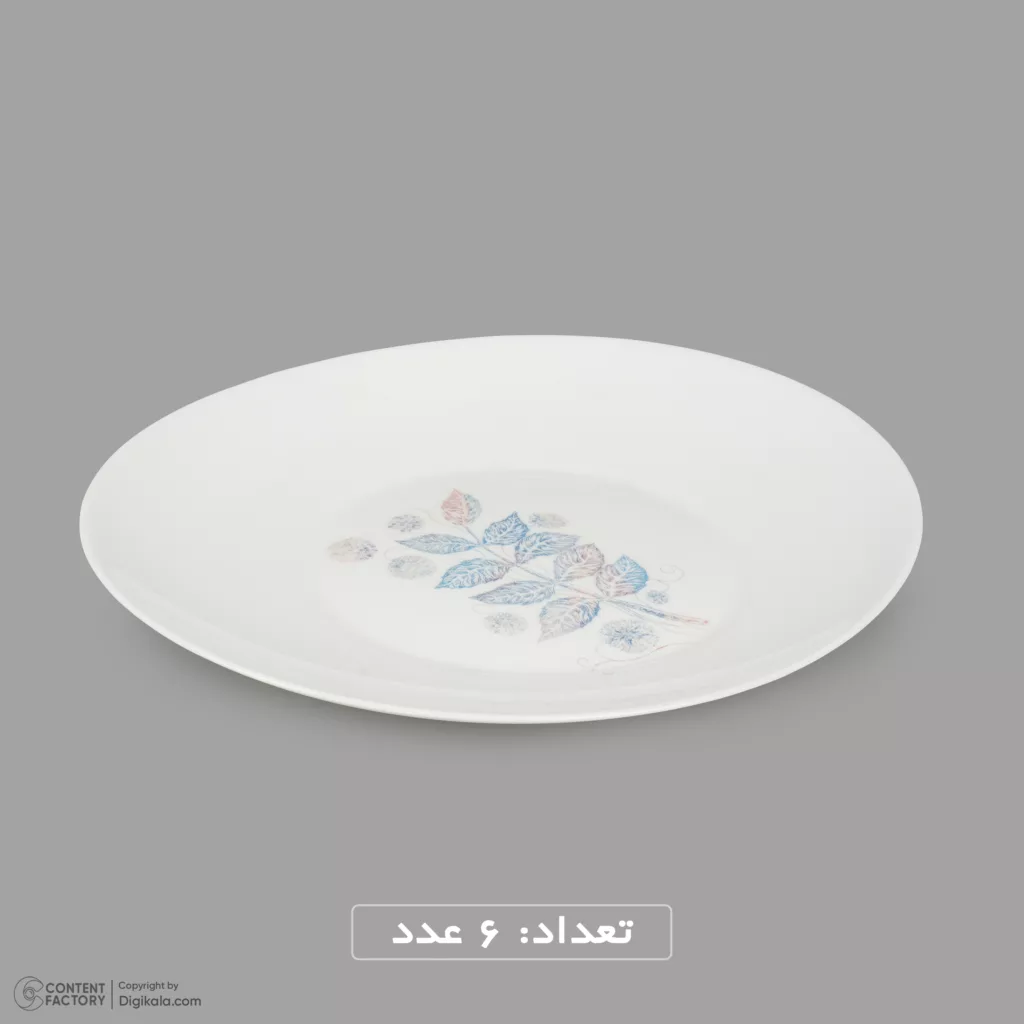 سرویس غذاخوری 18 پارچه 6 نفر شانی مدل  صدفی