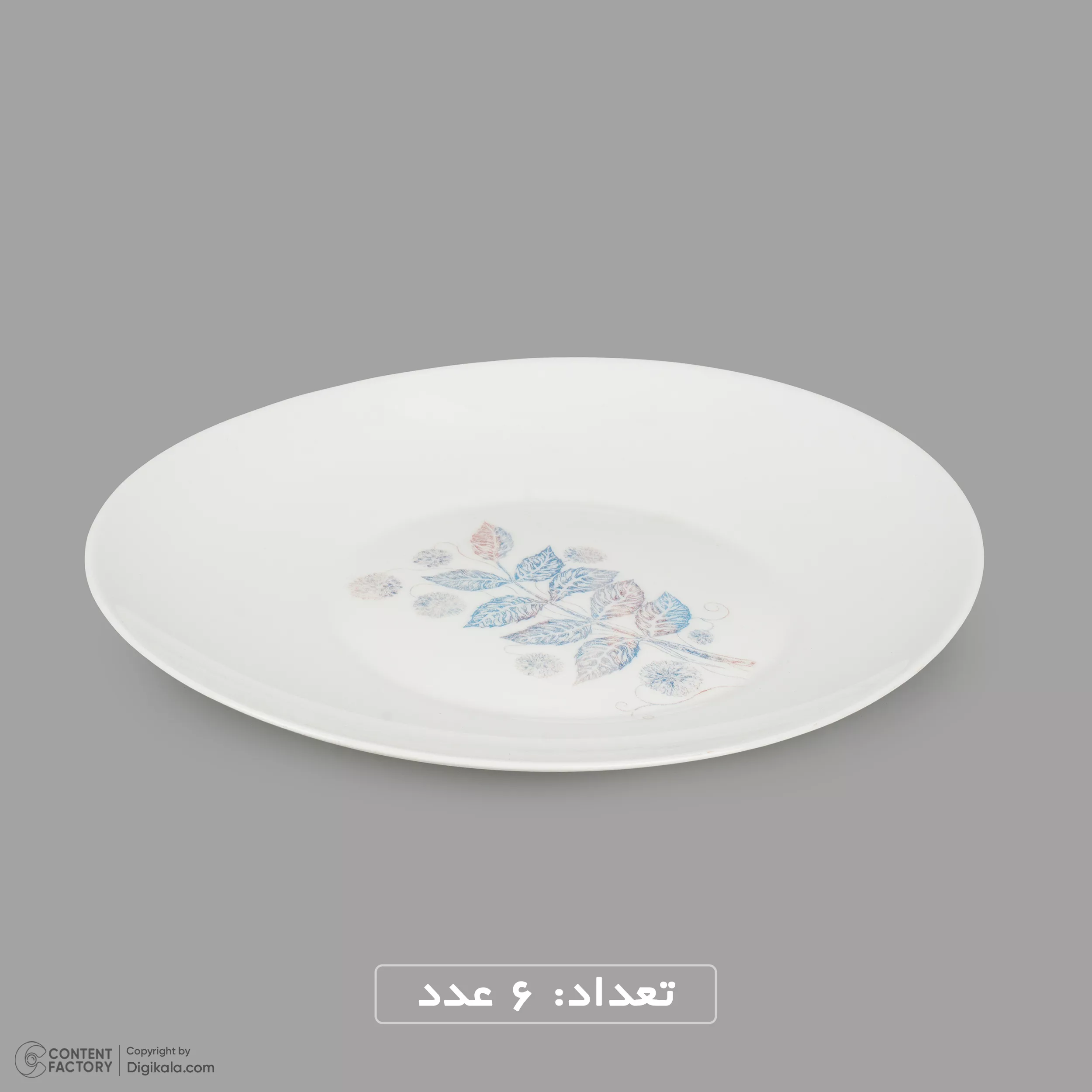 سرویس غذاخوری 18 پارچه 6 نفر شانی مدل  صدفی