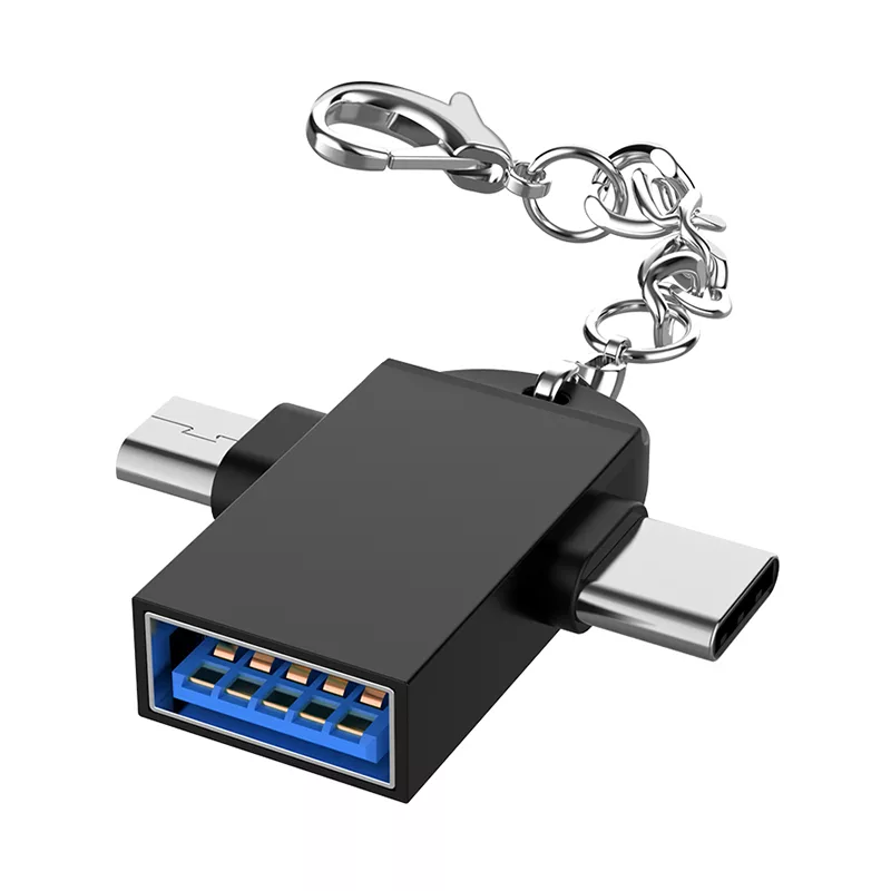 مبدل OTG USB 3.0 به USB-C / microUSB کد PM-ACM