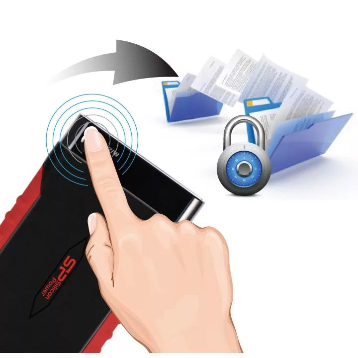هارد اکسترنال سیلیکون پاور مدل a15 ظرفیت دو ترابایت دارای رابط USB Type-A 2.0