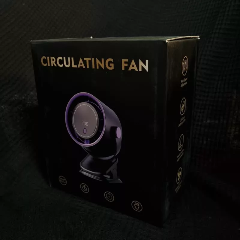 پنکه شارژی سیرکولاتور مدل DESKTOP ظرفیت 6800 میلی آمپر ساعت