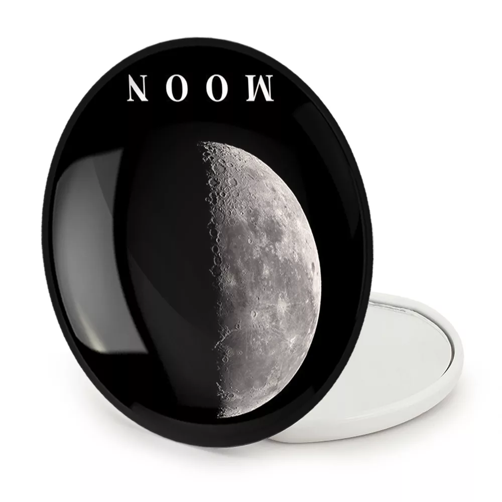 آینه جیبی خندالو طرح ماه مدل تاشو کد 29609