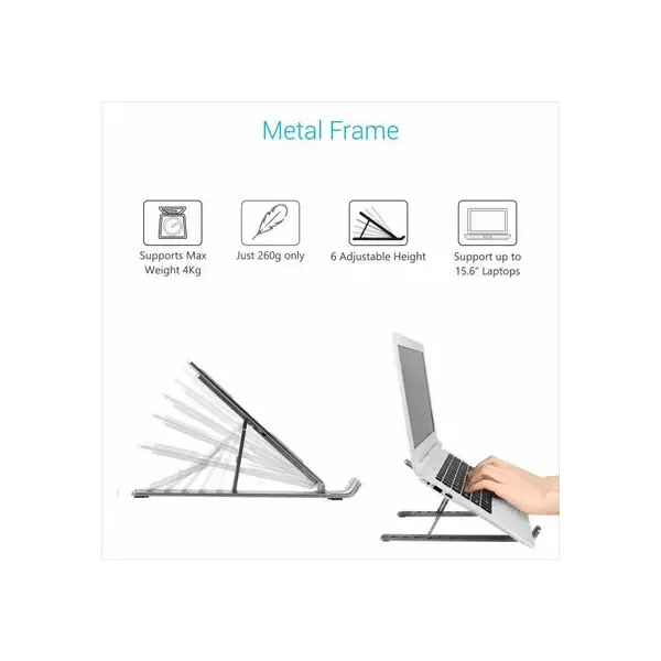 پایه نگهدارنده لپ تاپ مدل B09F6CT35X