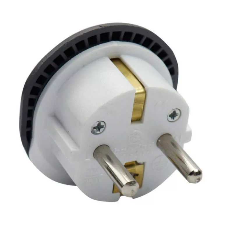 دوشاخه تبدیل برق 3 به 2 بهداد الکتریک مدل 16 آمپر بسته 6 عددی