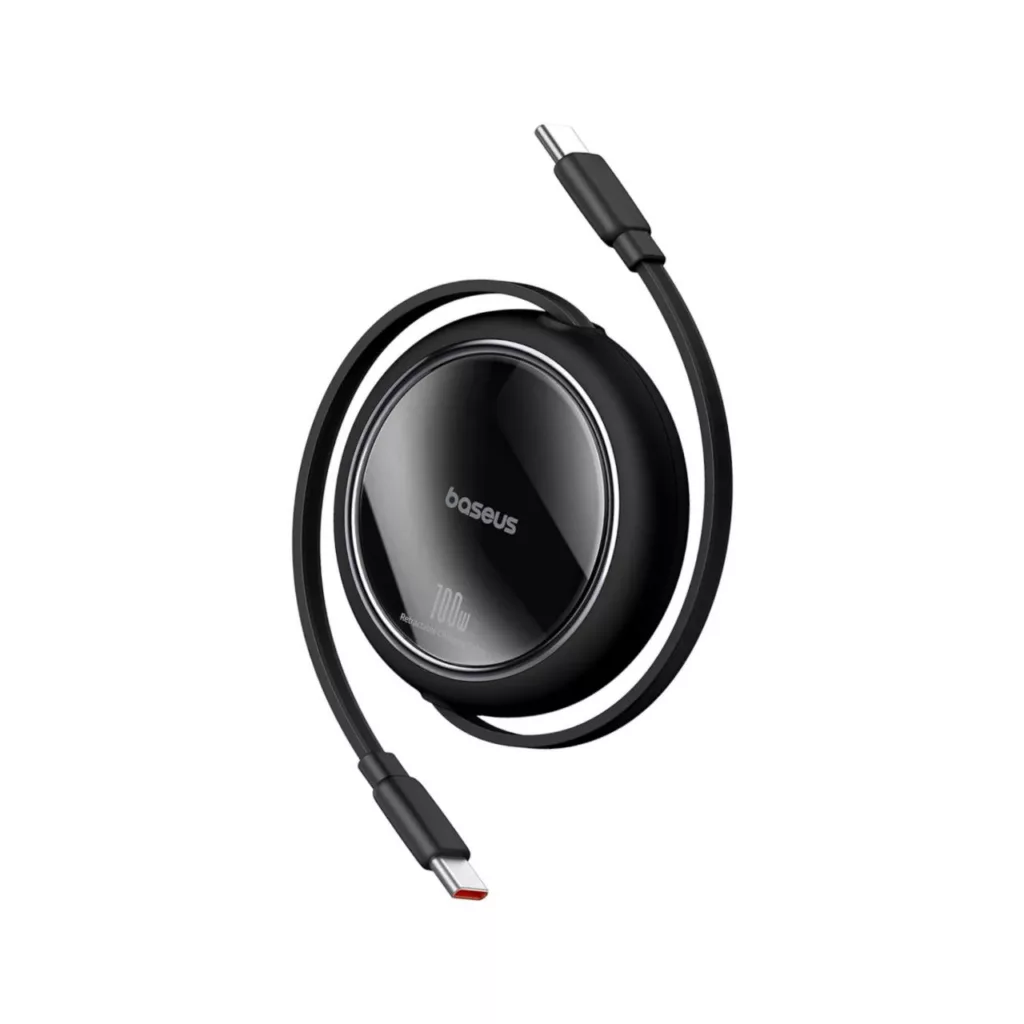 کابل USB-C  بیسوس مدل Free2Draw Mini Retractable 100W طول 1 متر