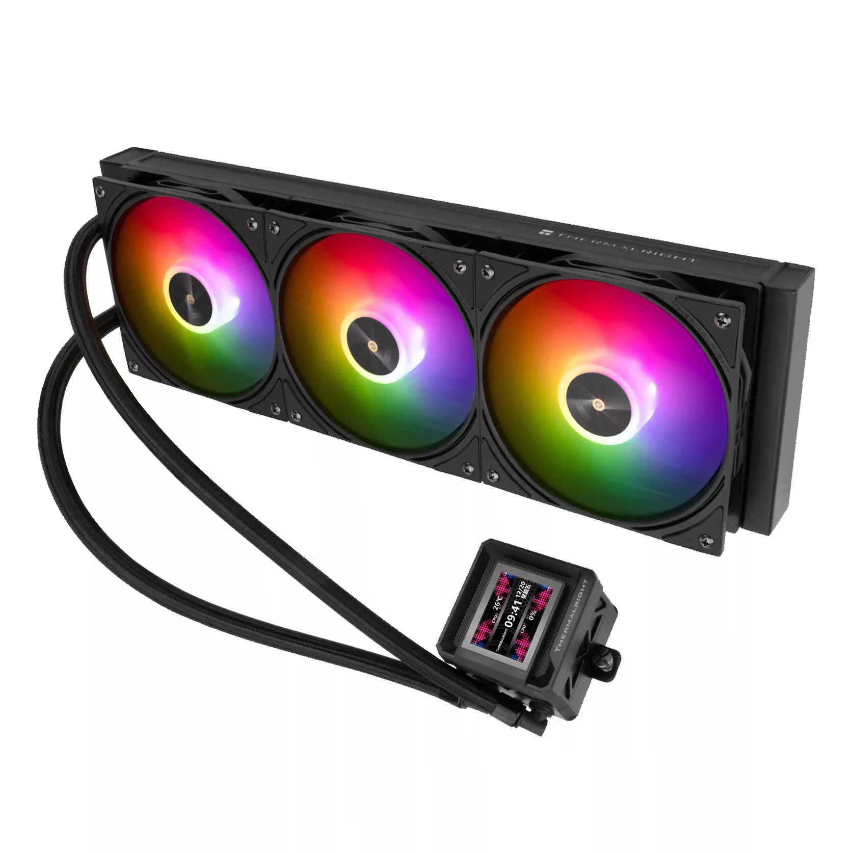 سیستم خنک‌کننده آبی ترمالرایت مدل Frozen Warframe SE 360 ARGB