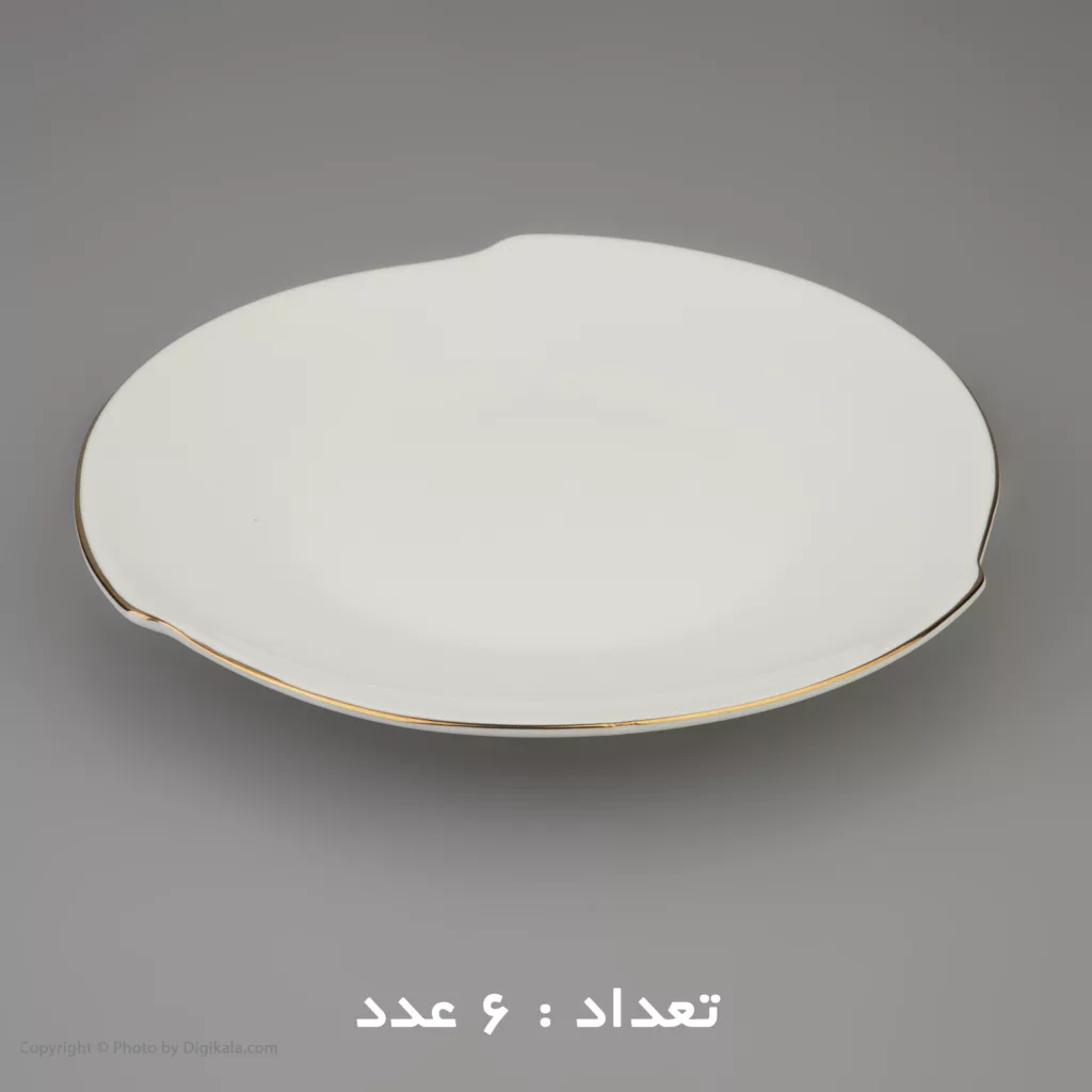 سرویس غذا خوری 30 پارچه شرکت صنایع چینی تقدیس مدل خط طلا