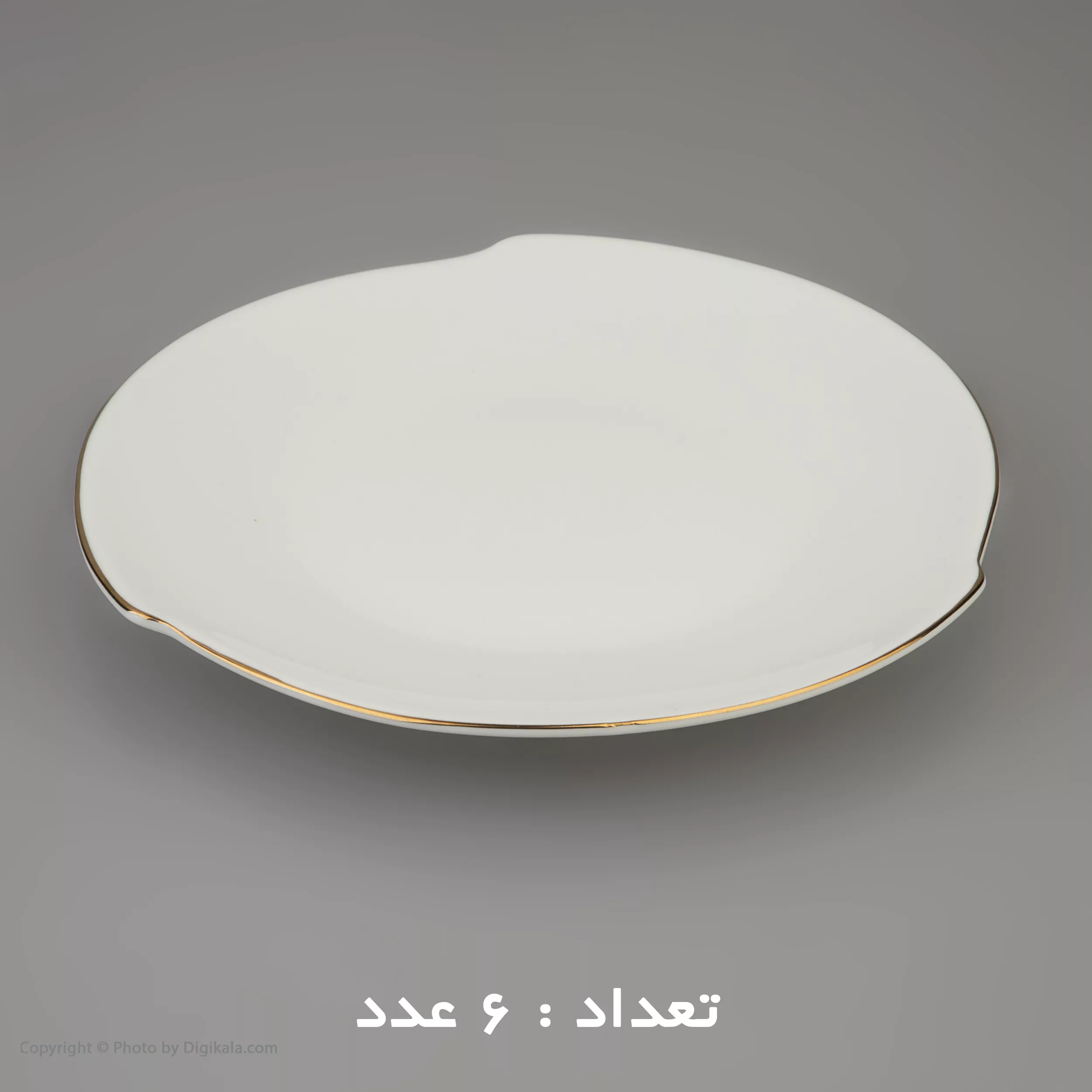 سرویس غذا خوری 30 پارچه شرکت صنایع چینی تقدیس مدل خط طلا