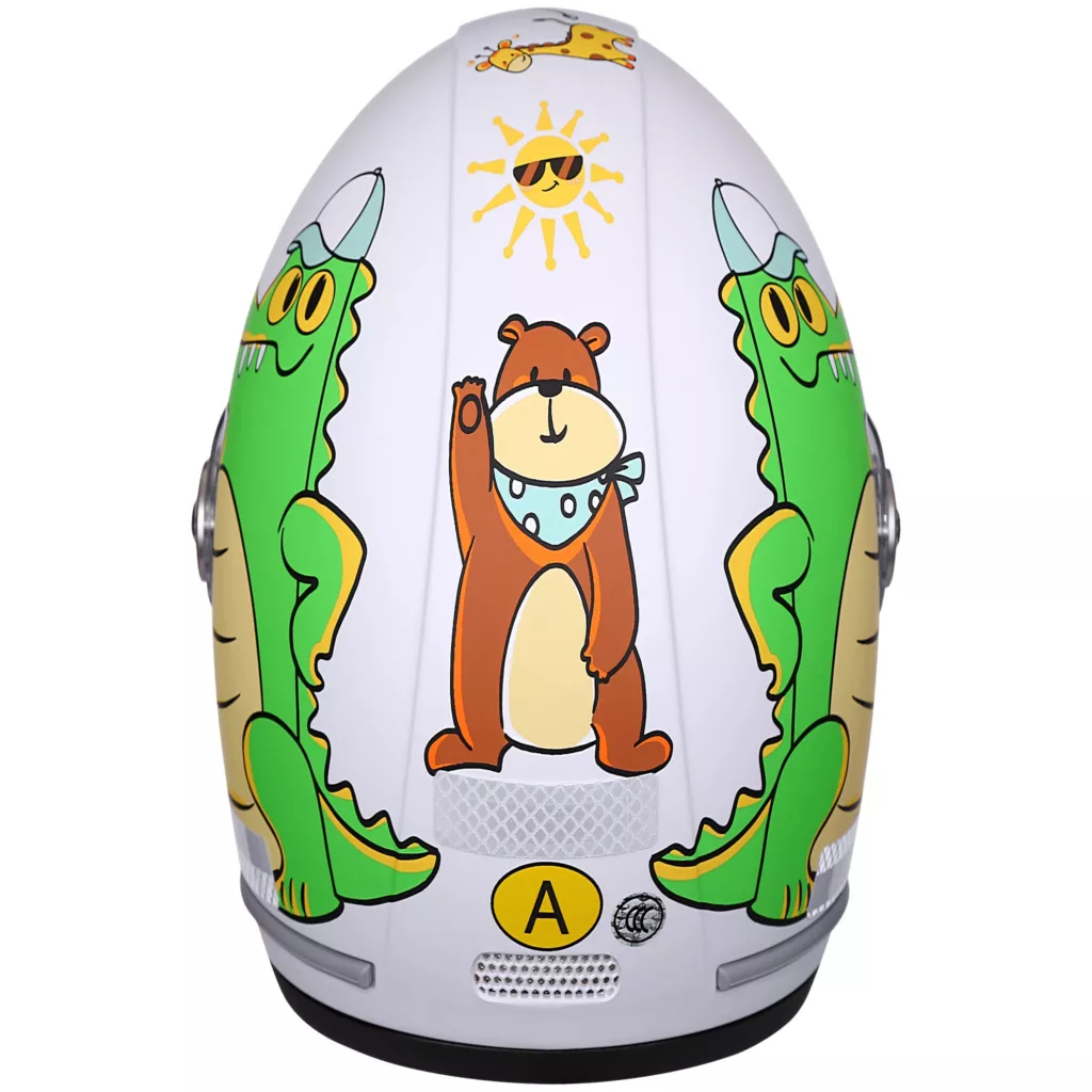 کلاه کاسکت فک دار بچه گانه مدل 128Z