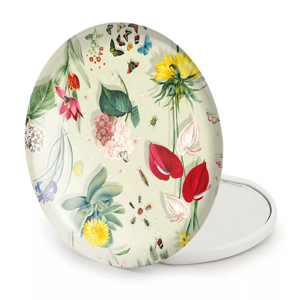 آینه جیبی خندالو طرح گل گلی مدل تاشو کد 29090