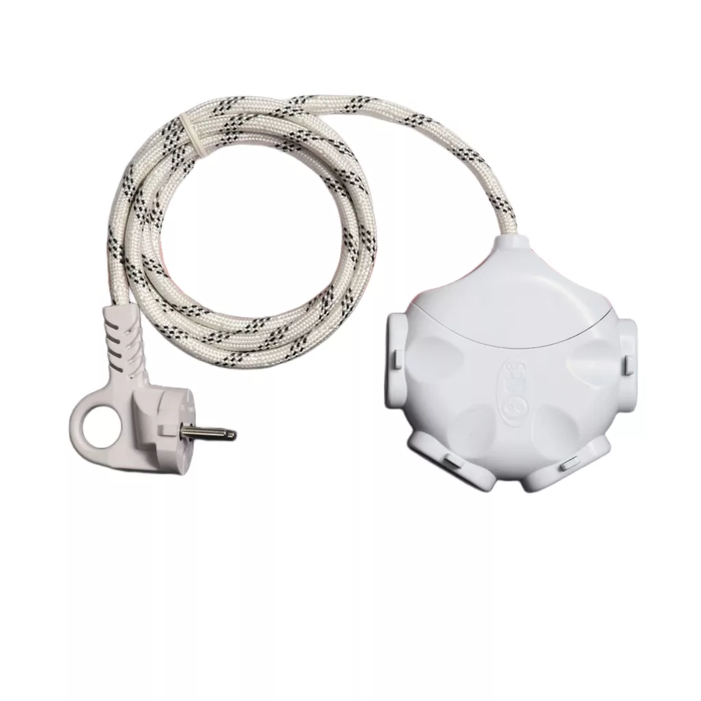 چندراهی  برق خوش منظر الکتریک مدل کنفی پارچه‌ای کد 1/5M