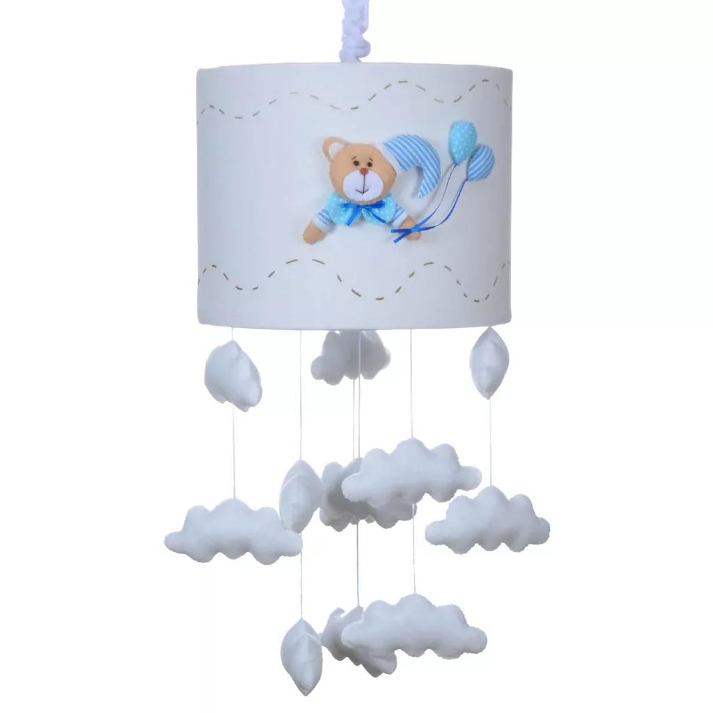 لوستر کودک مدل خرس و بادکنک استوانه ای