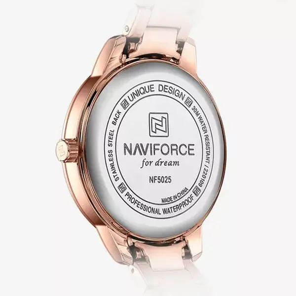 ساعت مچی عقربه ای زنانه نیوی فورس مدل nf5025