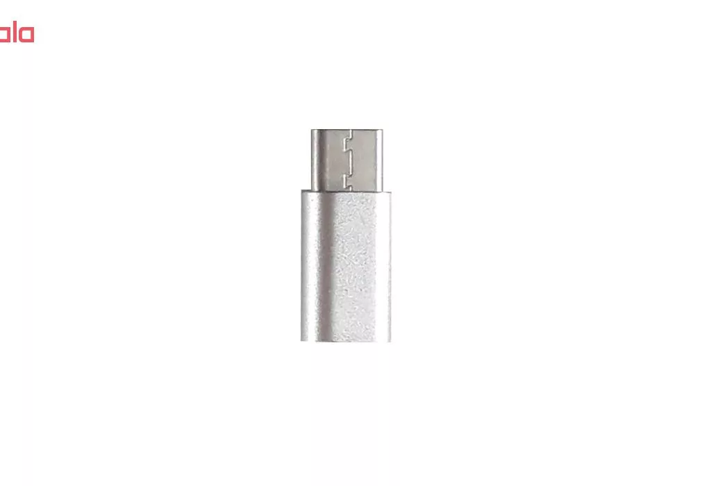 مبدل microUSB به USB-C مدل Mirror Metalic