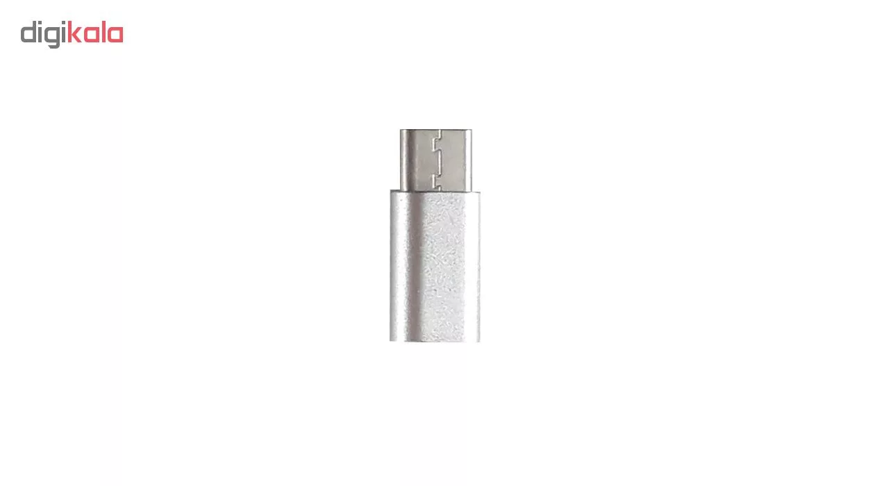 مبدل microUSB به USB-C مدل Mirror Metalic