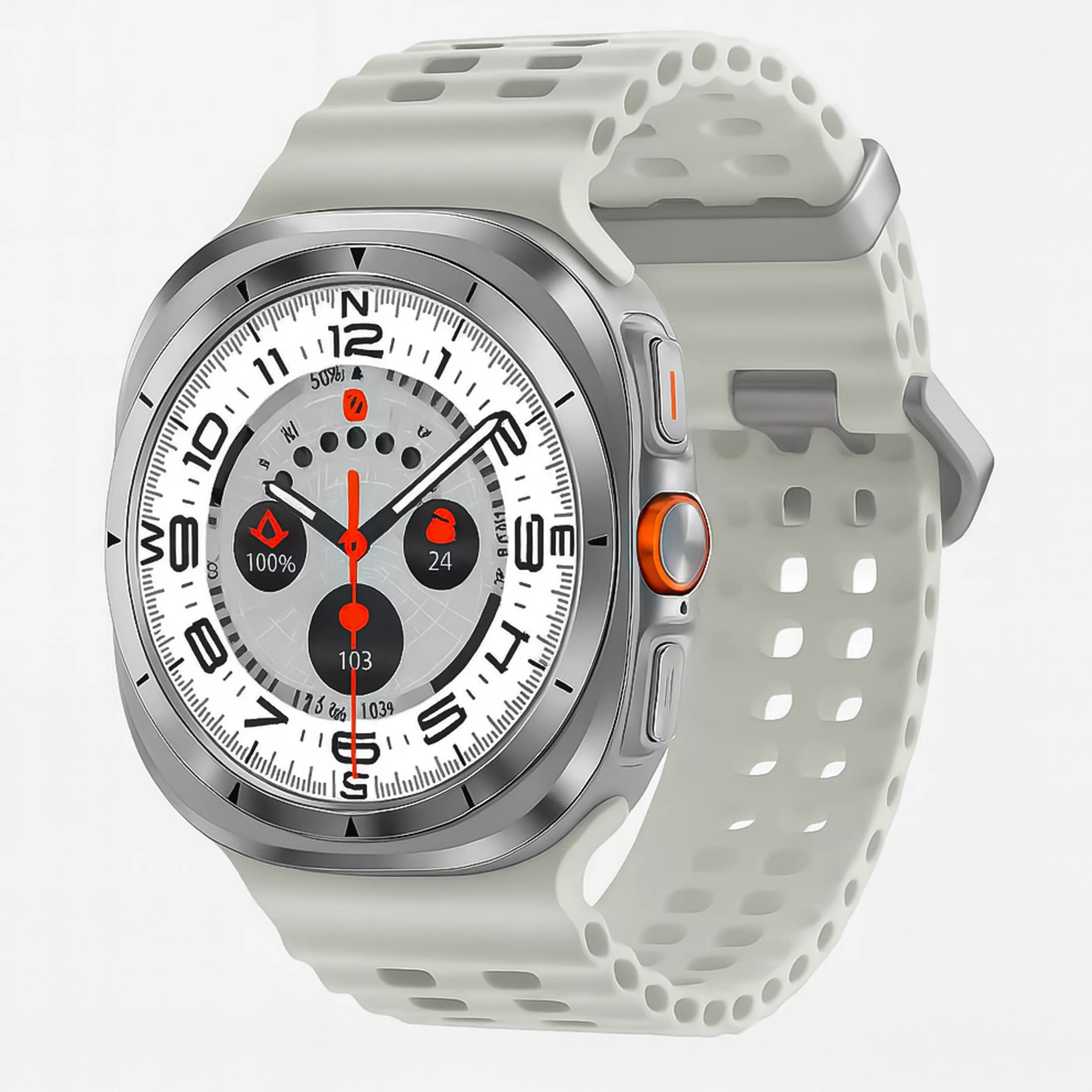 ساعت هوشمند 47 میلی متر وونک مدل VS1 با دو عدد بند سیلیکونی