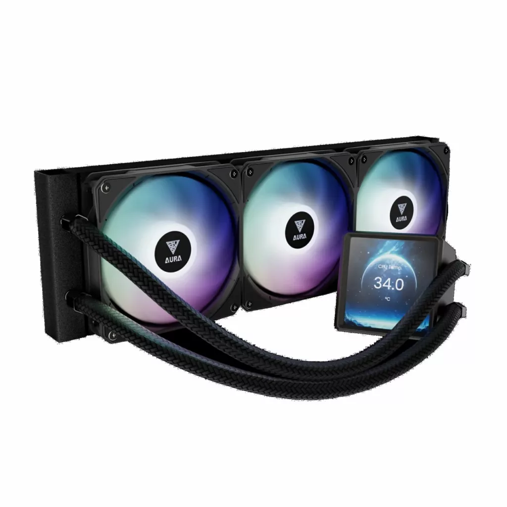 سیستم خنک‌کننده آبی گیم دیاس مدل LCD GL360 BK