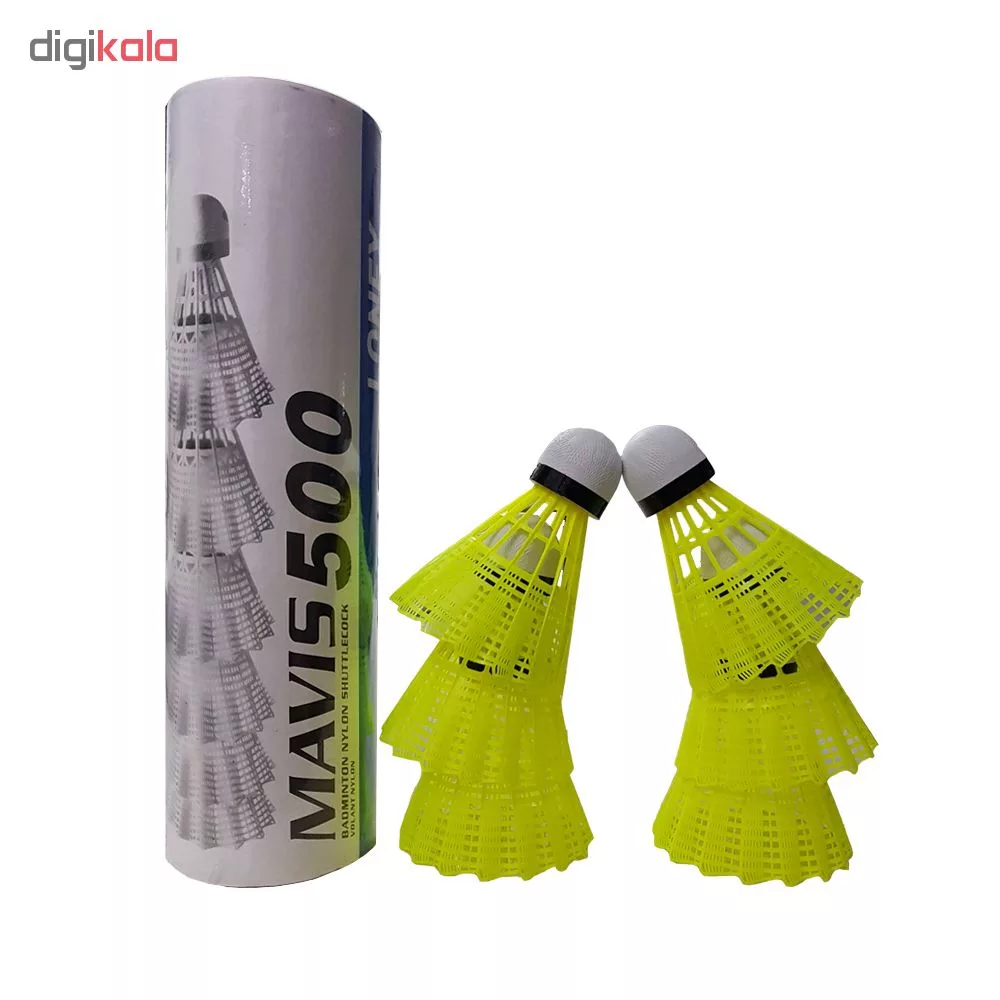 توپ بدمینتون مدل MAVIZ 500  بسته 6 عددی