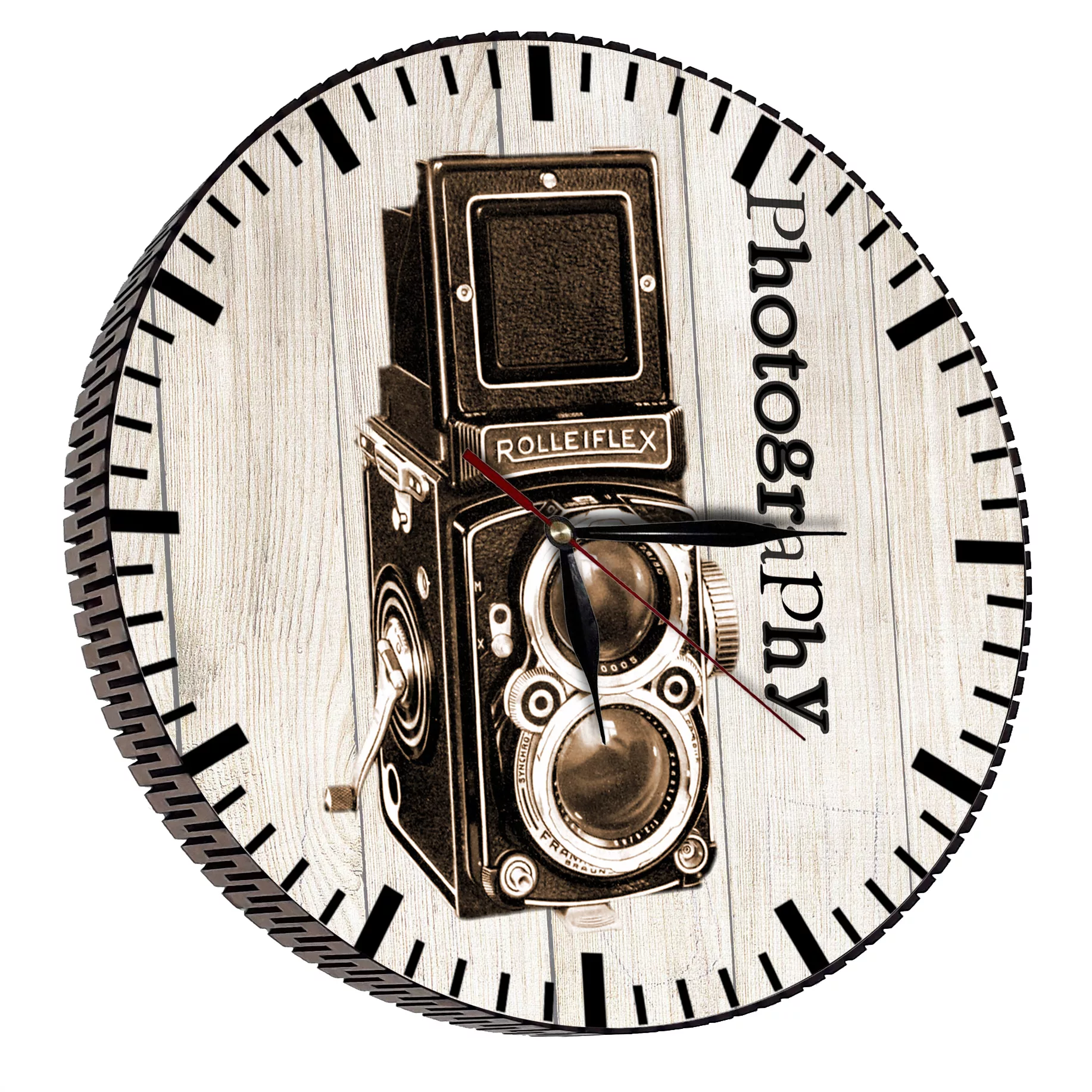 ساعت دیواری مدل دوربین قدیمی