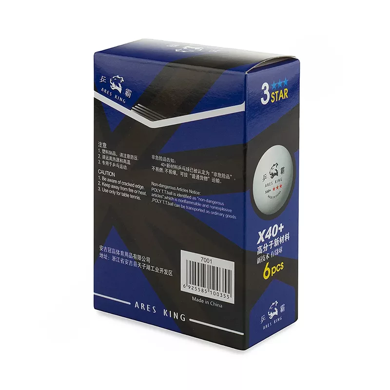 توپ پینگ پنگ آرس کینگ مدل 3 ستاره بسته 6 عددی