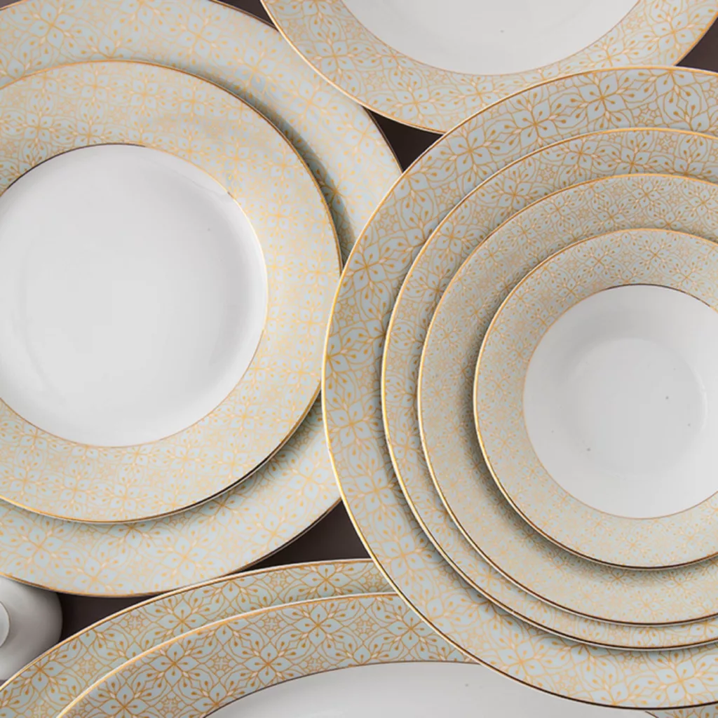 سرویس غذاخوری 108 پارچه چینی زرین ایران مدل شهرزاد آناهید درجه عالی