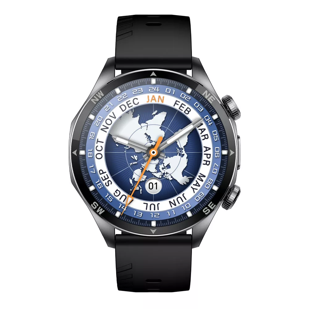 ساعت هوشمند گلوریمی مدل GX SPORT مناسب برای ورزش، کنترل سطح اکسیژن خون، شمارش ضربان قلب، پایش وضعیت خواب، با بند سیلیکونی