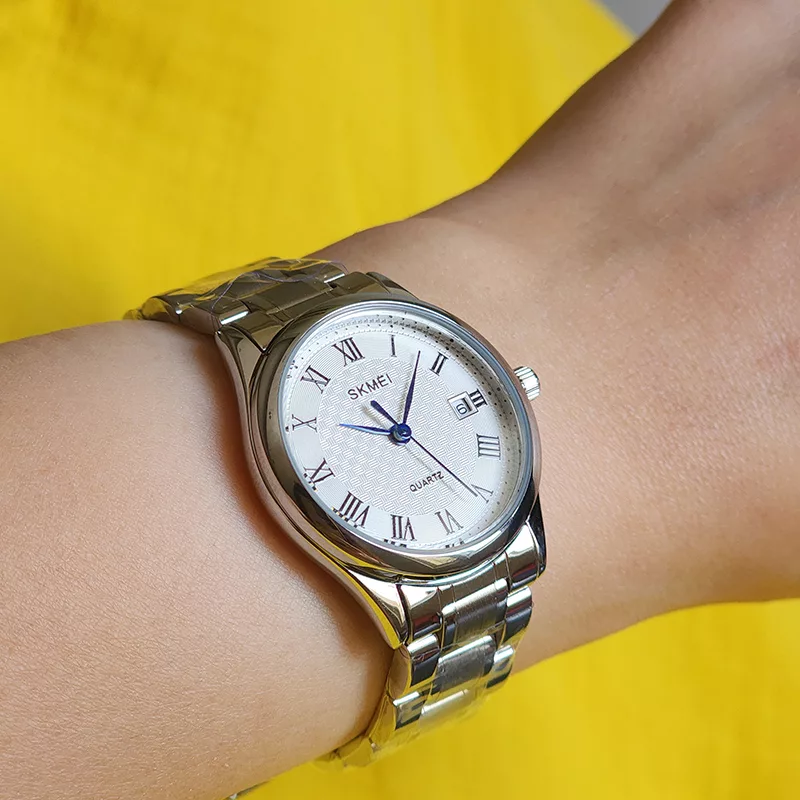 ساعت مچی عقربه‌ای زنانه اسکمی مدل 2178SI به همراه دستبند