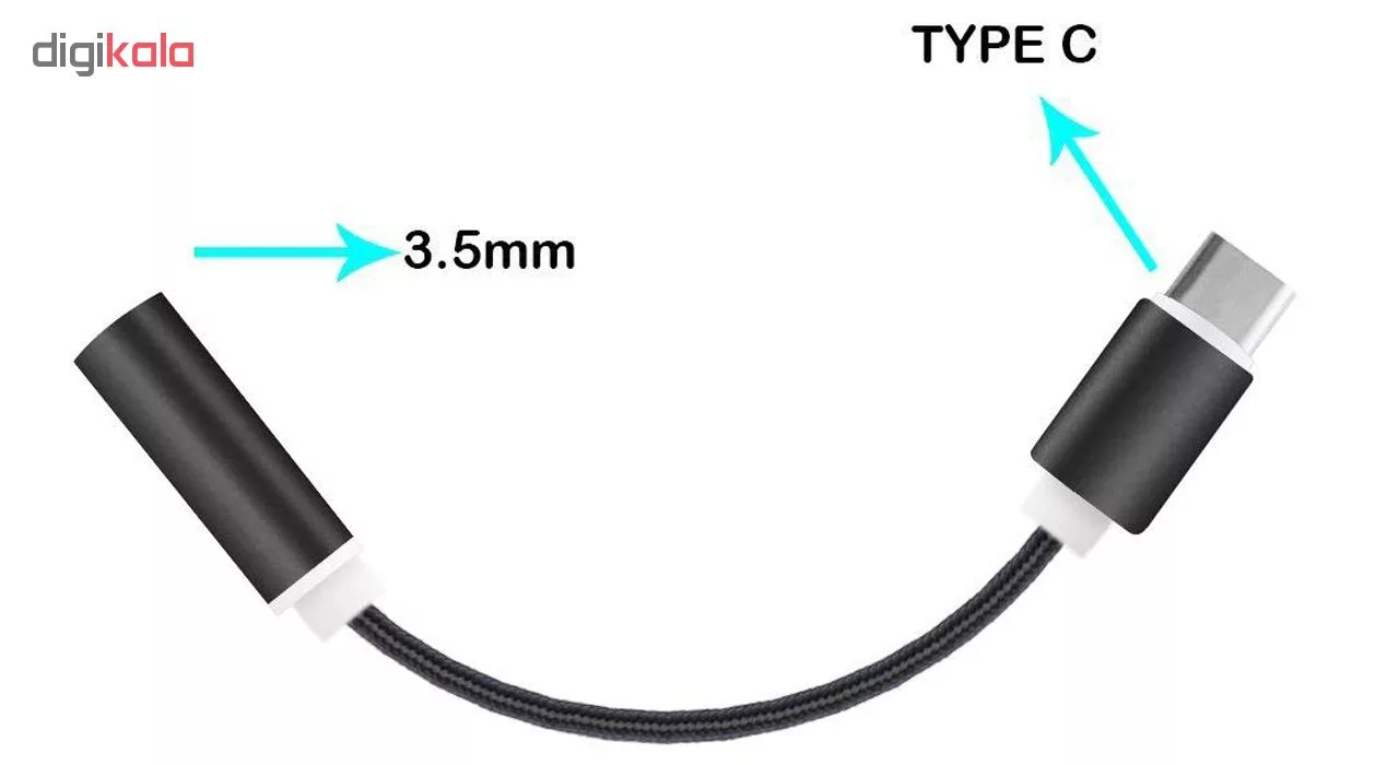 مبدل USB-C به جک 3.5 میلی متری مدل Digital Audio