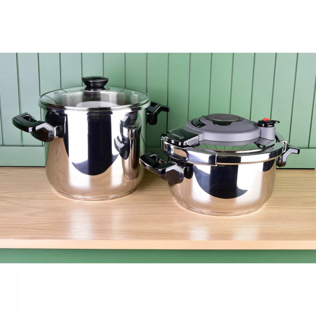 زودپز دوقلو کرکماز مدل ALESSA کد A178 ظرفیت 7 و 4 لیتر