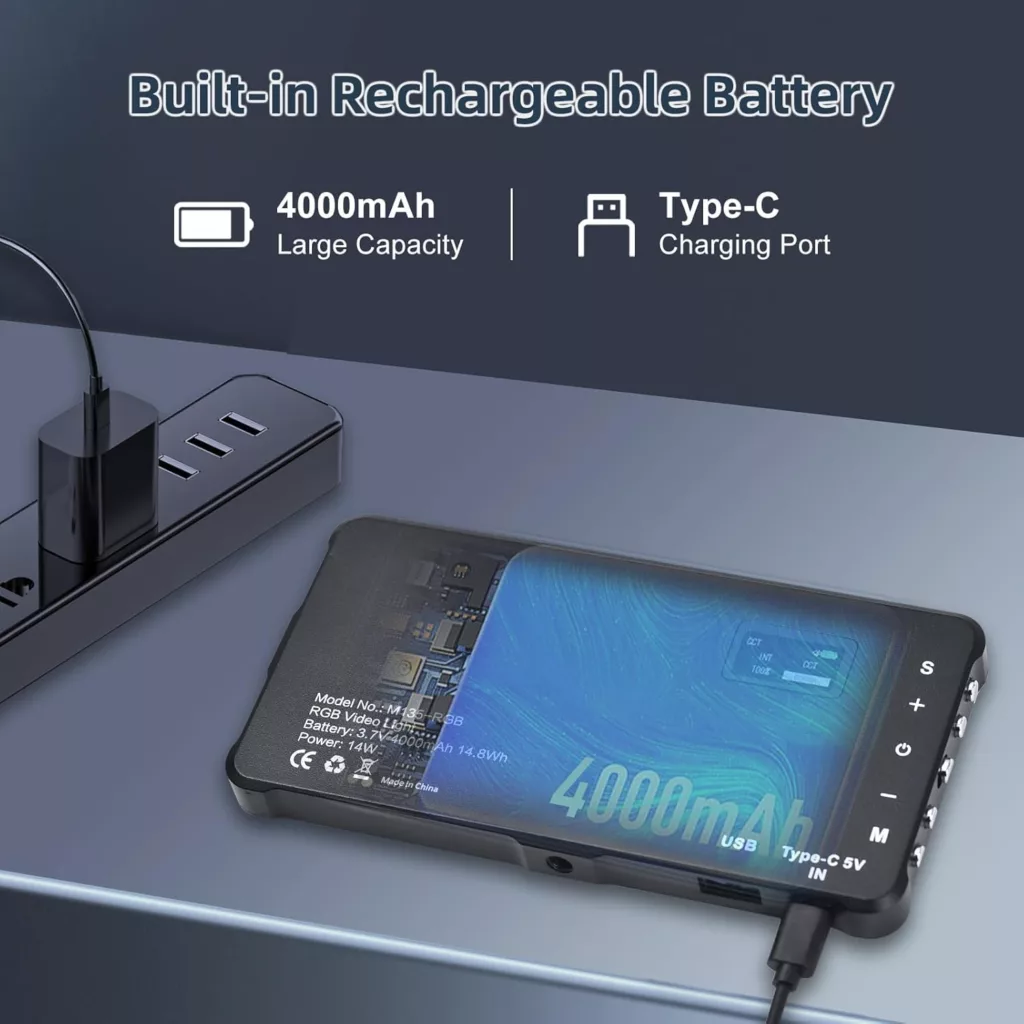 نور ثابت ال ای دی مدل M135-RGB