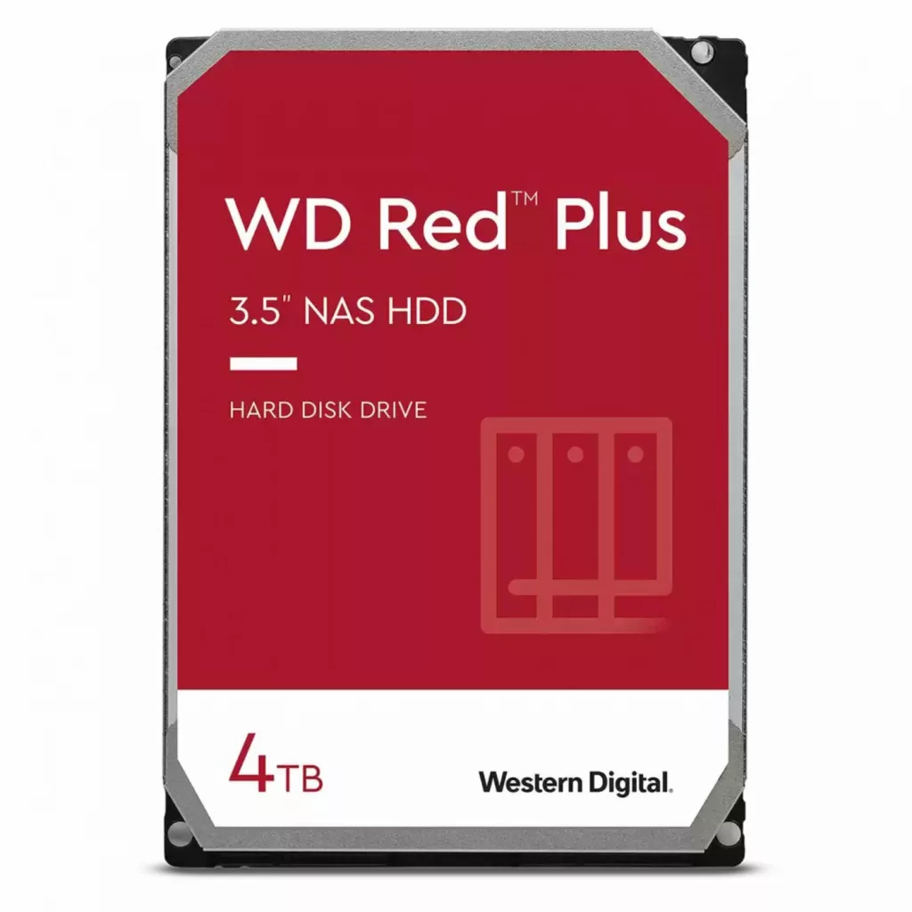 هارددیسک اینترنال وسترن دیجیتال با رابط SATA مدل Red Plus Nas WD40EFPX ظرفیت 4 ترابایت