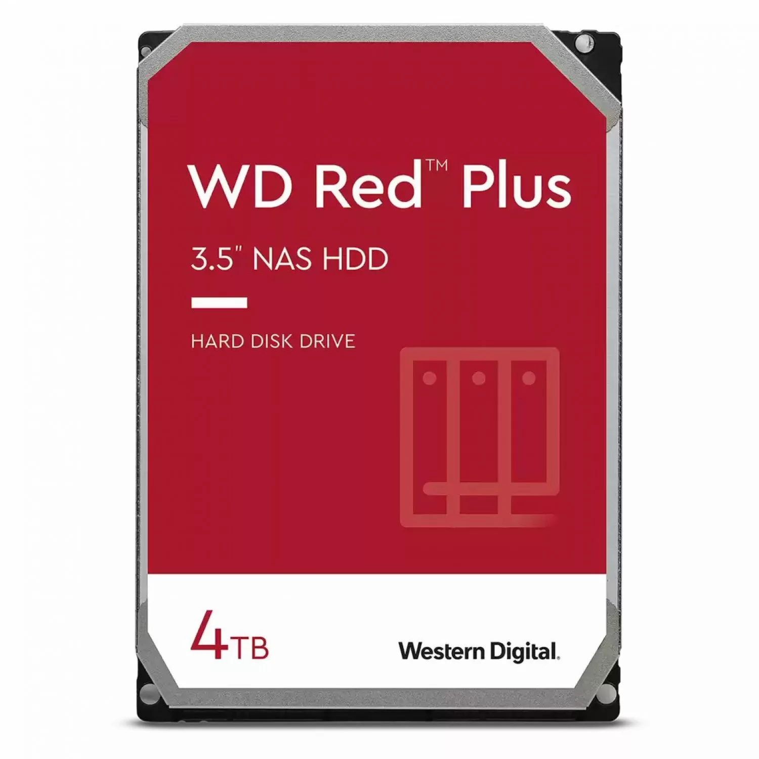 هارددیسک اینترنال وسترن دیجیتال با رابط SATA مدل Red Plus Nas WD40EFPX ظرفیت 4 ترابایت