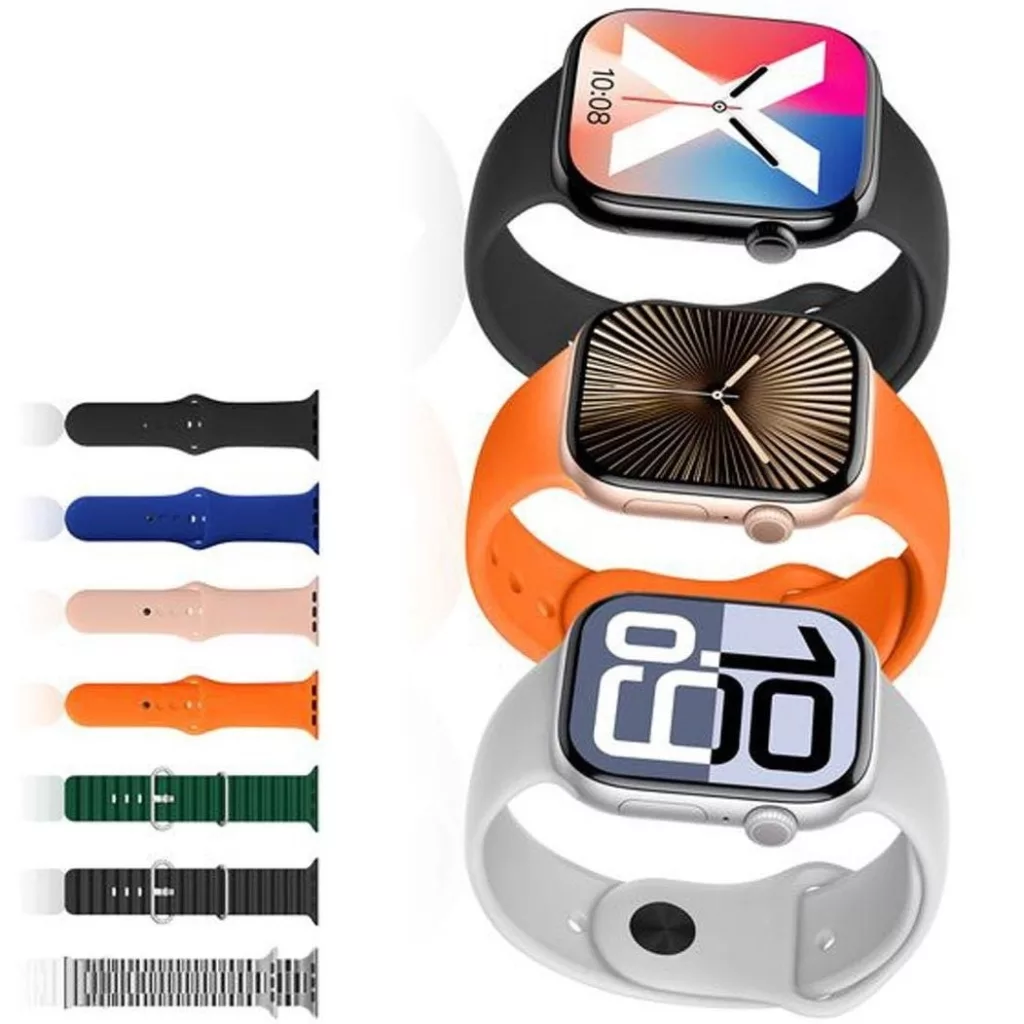 ساعت هوشمند 45 میلی متر کینگ ویر مدل KW53 Max با بند سییکونی