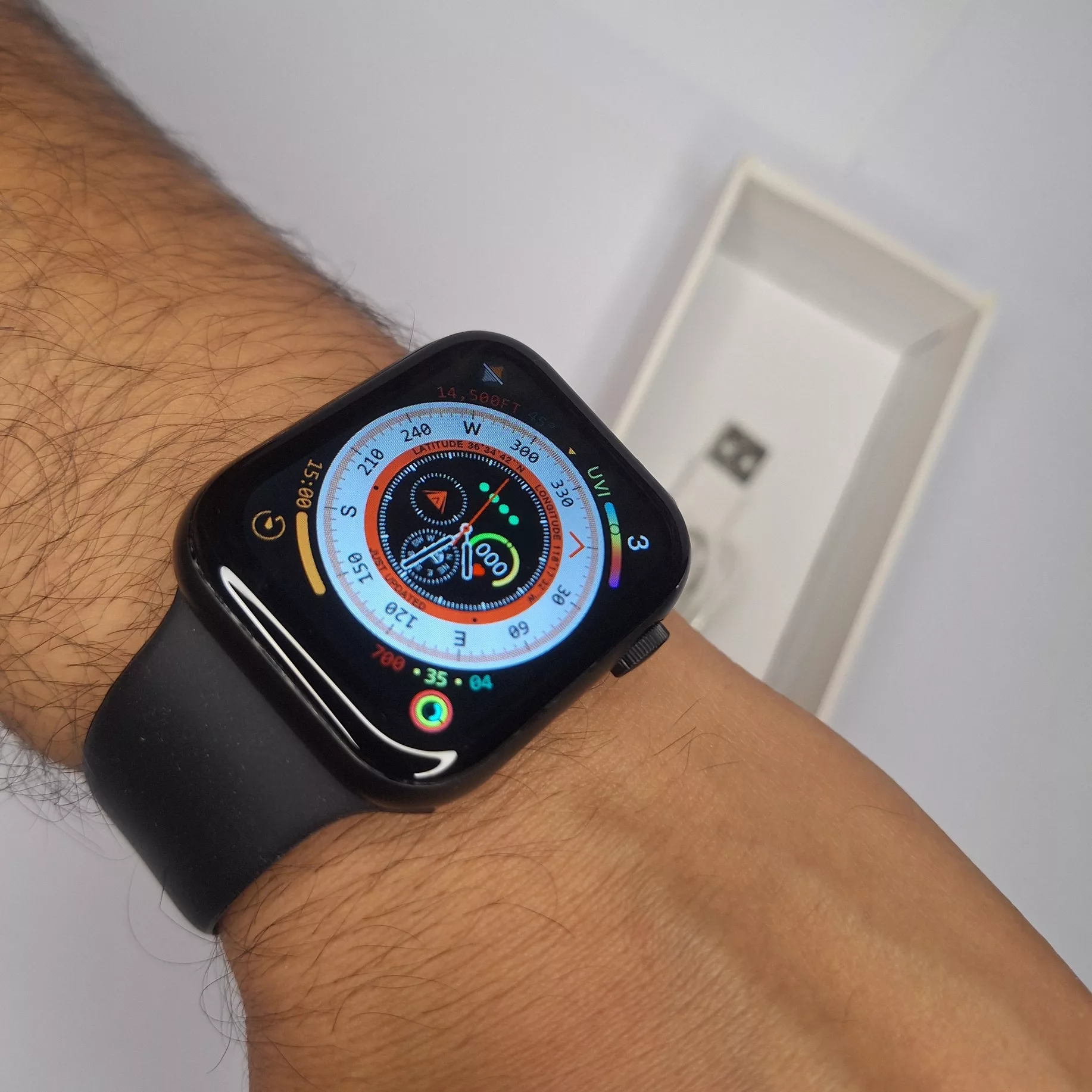 ساعت هوشمند 1.91 اینچی مدل DL09 با بند سیلیکونی