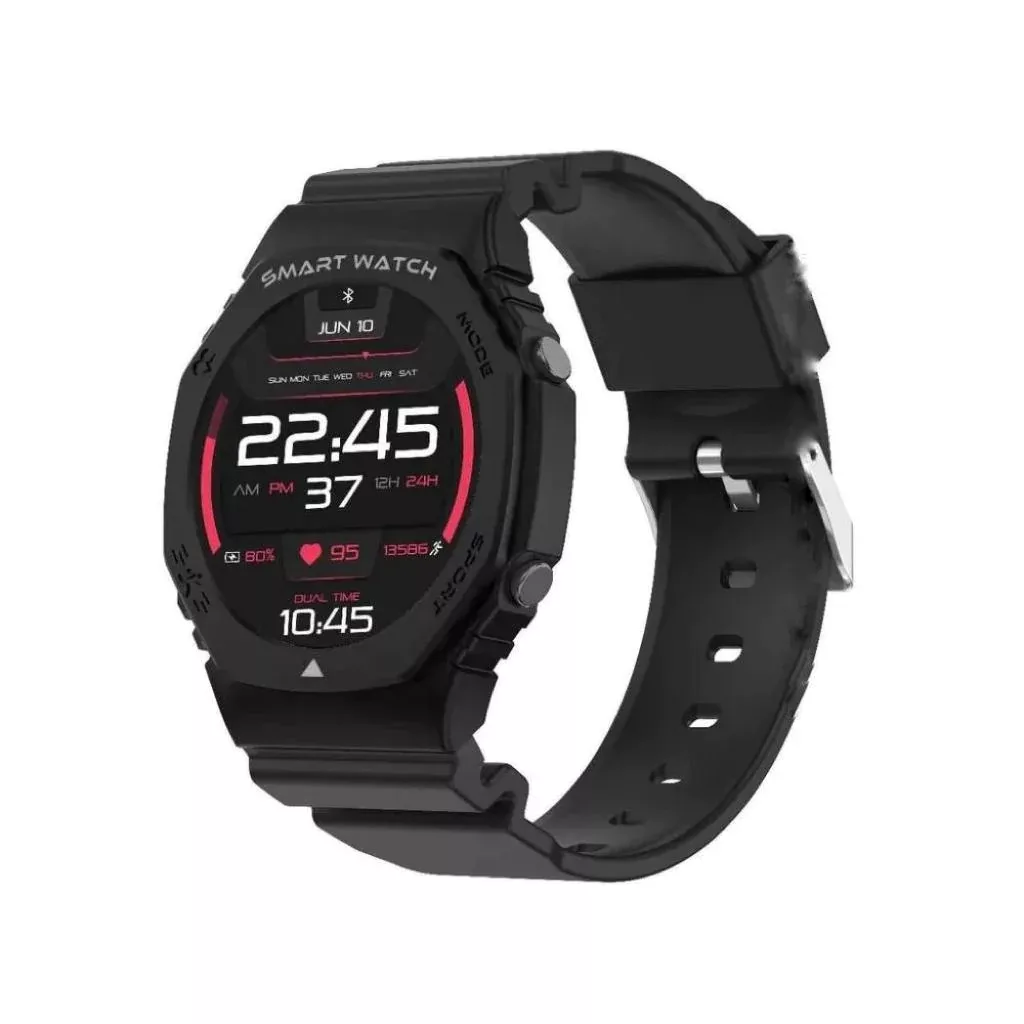 ساعت هوشمند گرین لاین مدل MOB SPORT 46 G ALGORITHM WATCH  دارای قابلیت های کنترل موسیقی، شمارنده ضربان قلب، گام شمار، قابلیت مکالمه از طریق بلوتوث، پشتیبانی از زبان فارسی، بند سیلیکون
